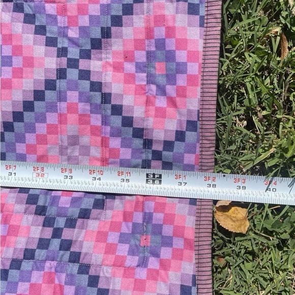 Pinwheel Baby Quilt Hand made 31x38 - Picture 4 of 5